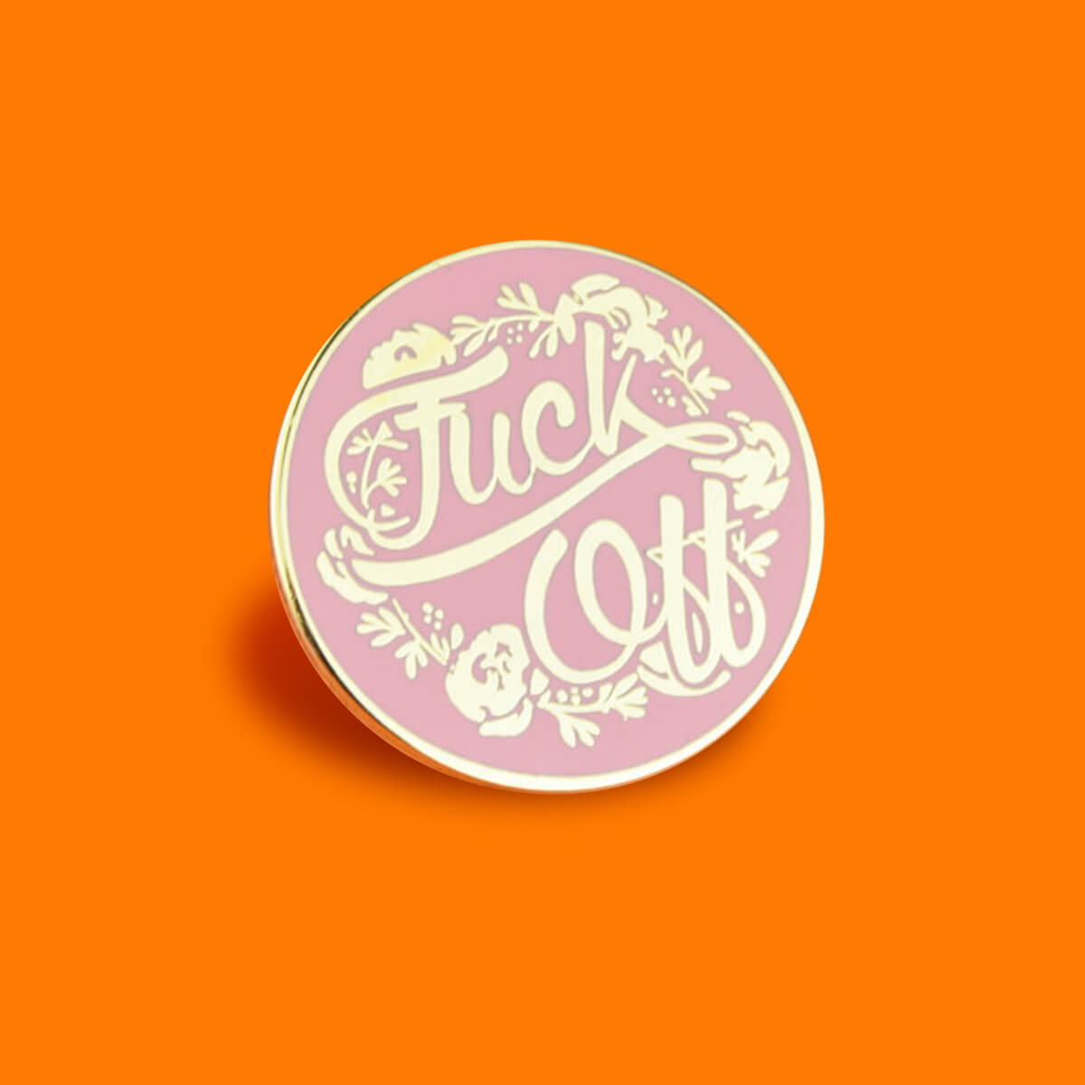 Fuck Off Floral Pin - Luna