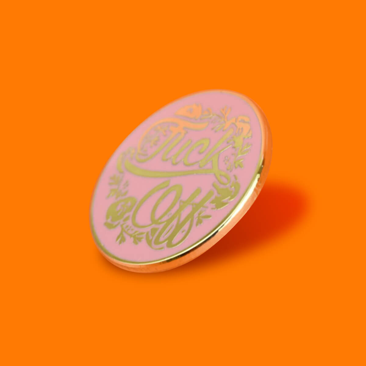 Fuck Off Floral Pin - Luna