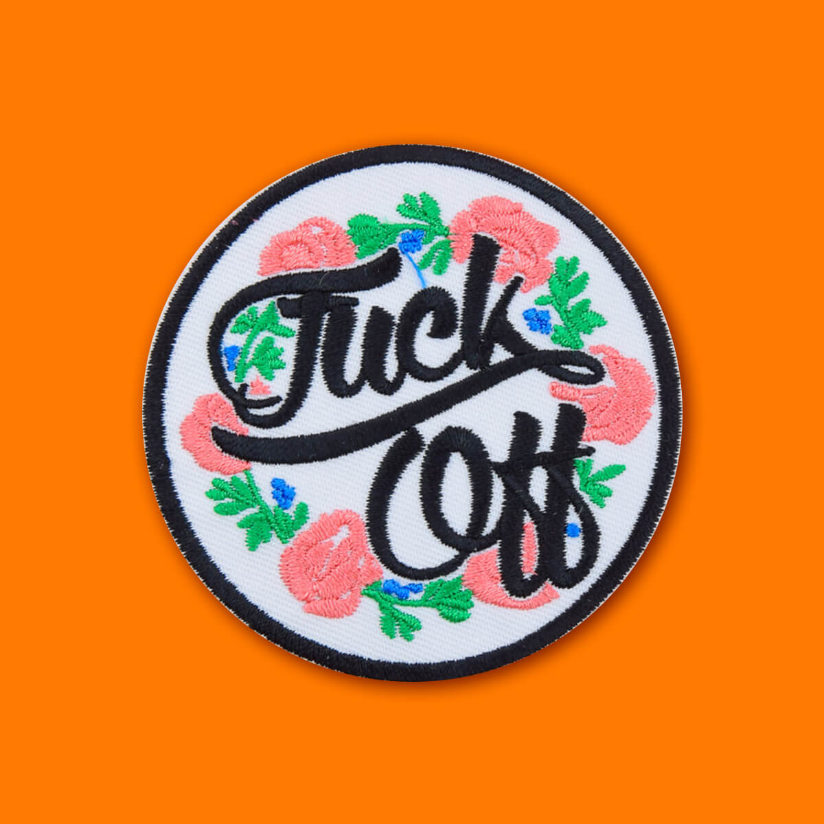 Fuck Off Floral Patch | Luna