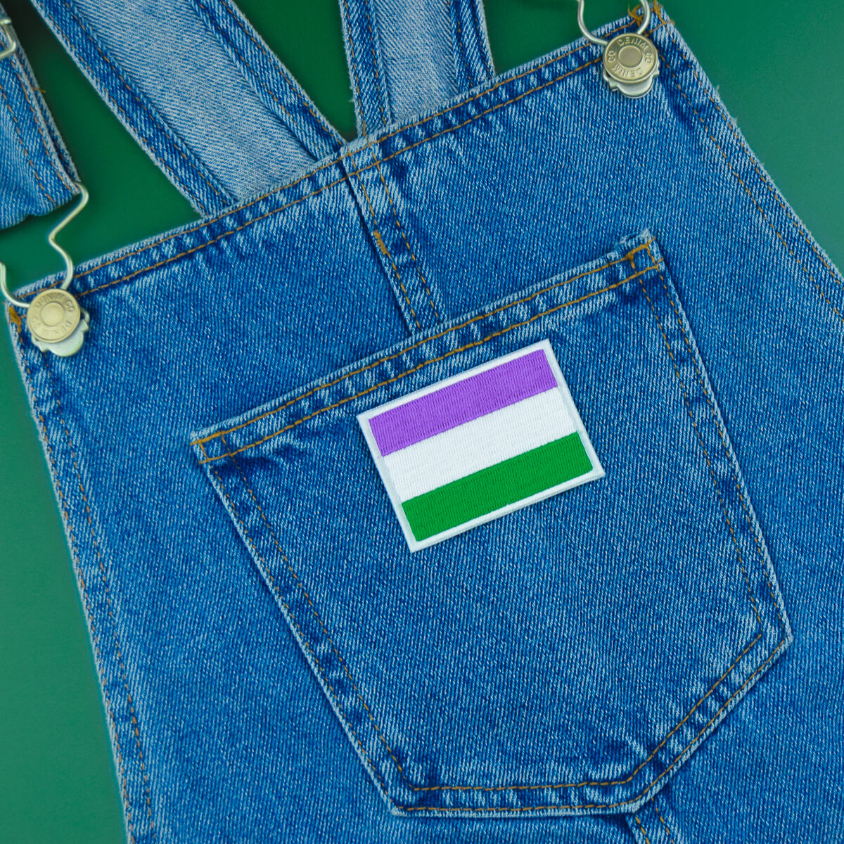 Genderqueer Flag Patch | Luna
