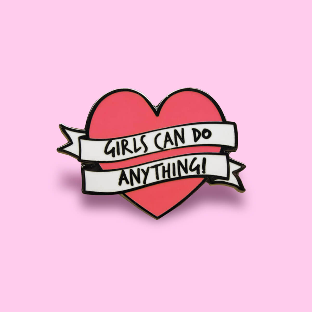 Girls Can Do Anything! Enamel Pin | Luna