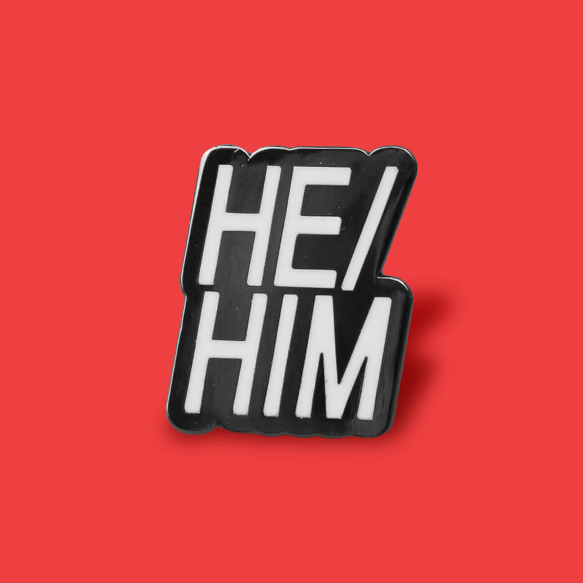 He/Him Enamel Pin | Luna