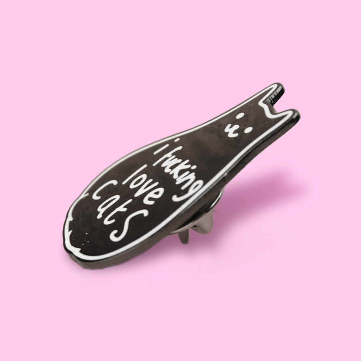I Fucking Love Cats Enamel Pin | Luna
