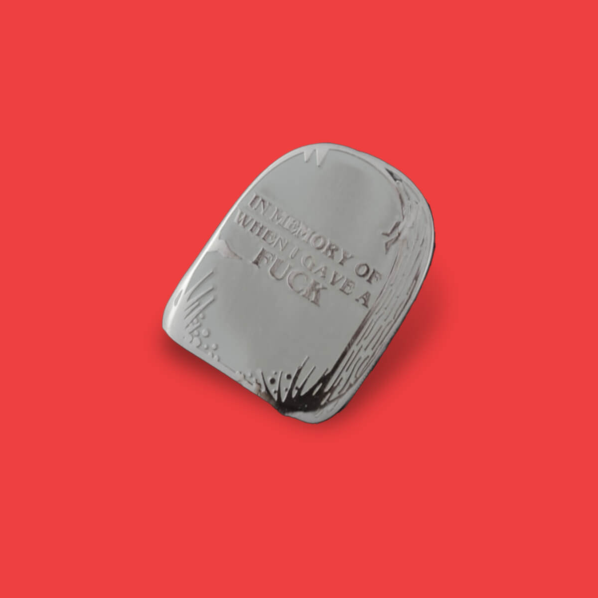 In Memory Of When I Gave A F*ck Enamel Pin - Luna