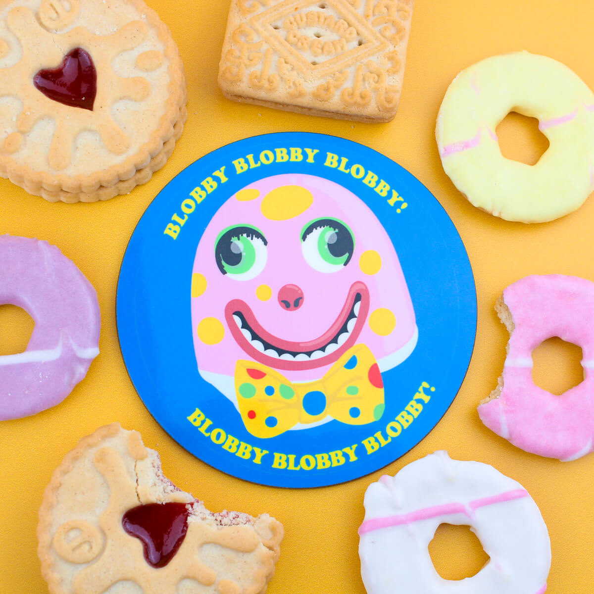 Mr Blobby Coaster - Luna