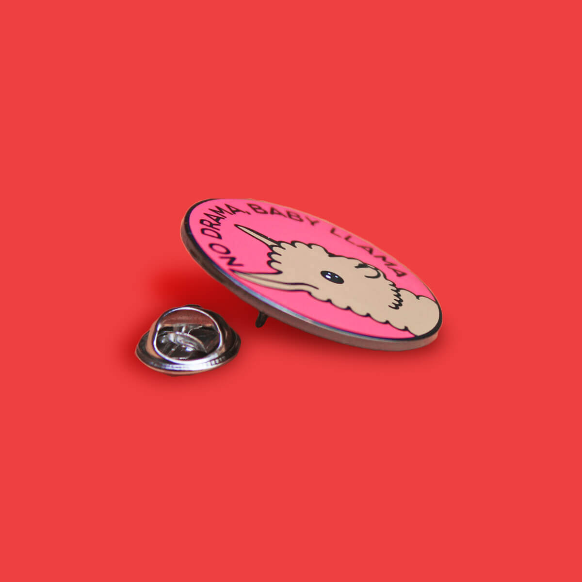 No Drama, Baby Llama Enamel Pin | Extreme Largeness Wholesale