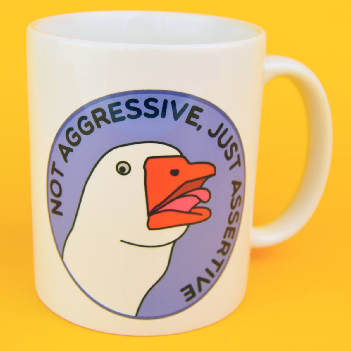 Not Aggressive, Just Assertive Mug • Luna