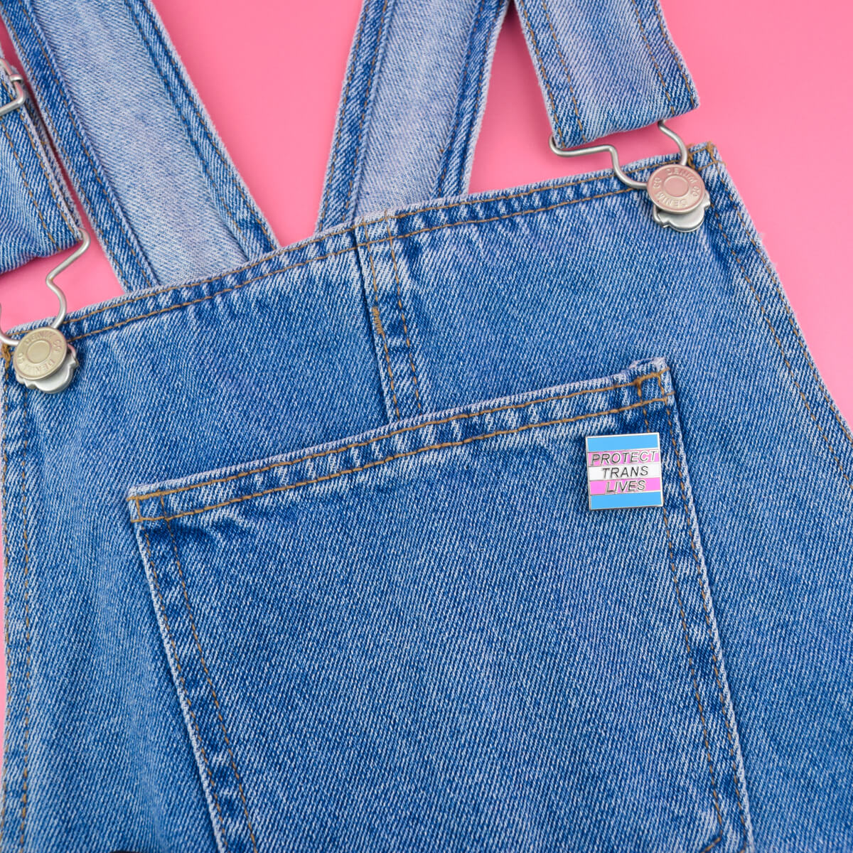 Protect Trans Lives Pin - Luna