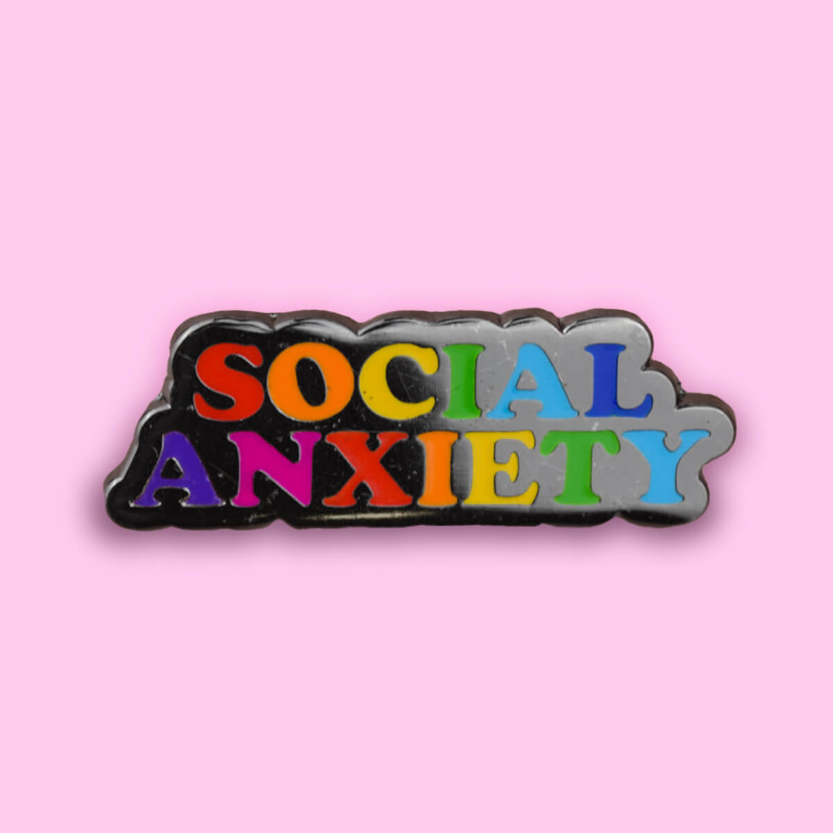 Social Anxiety Pin - Luna