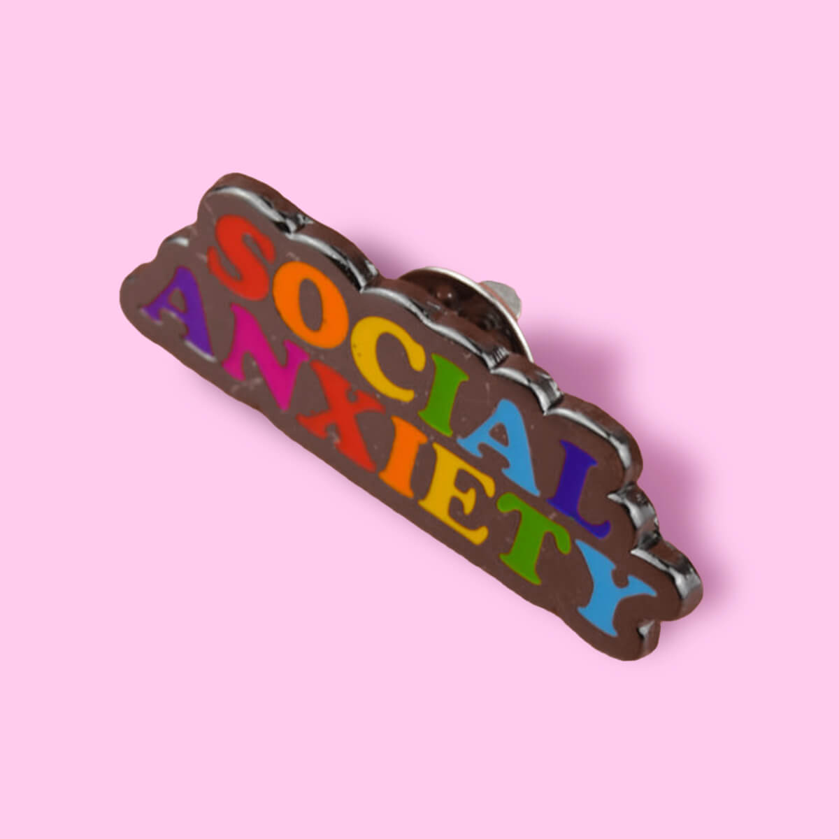 Social Anxiety Pin - Luna