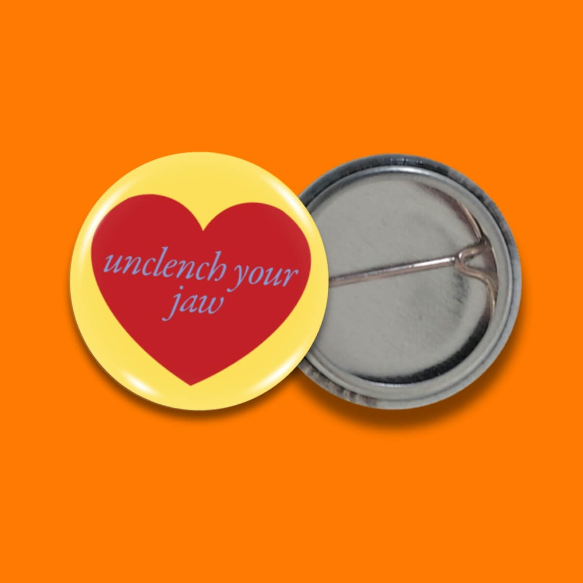 Unclench Your Jaw Badge • Luna