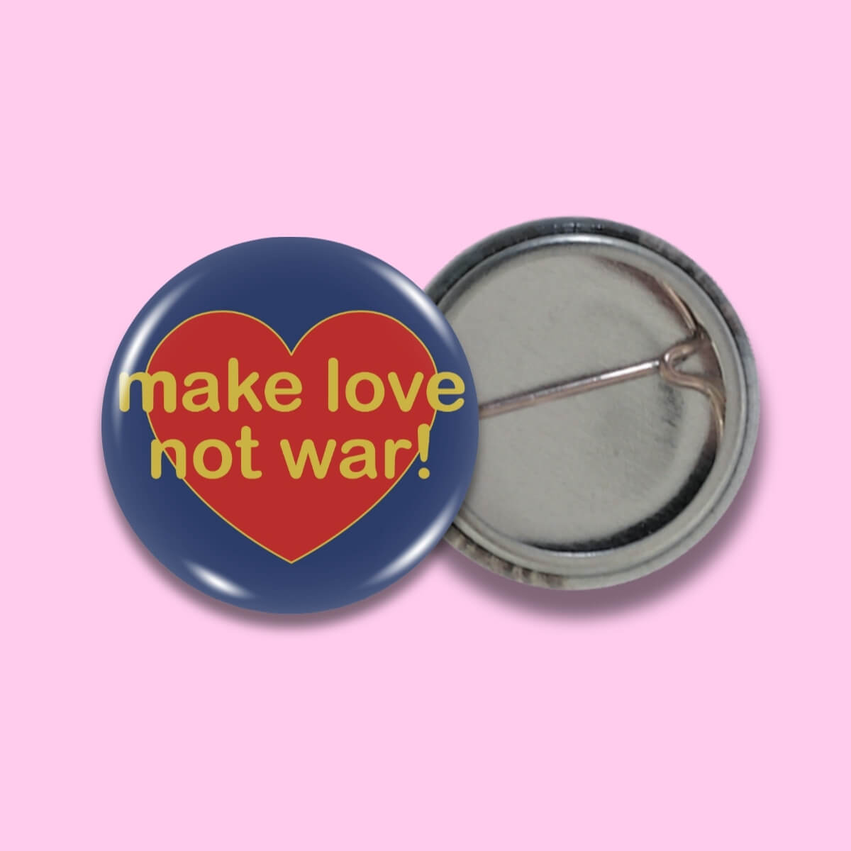 Make Love Not War Badge • Luna