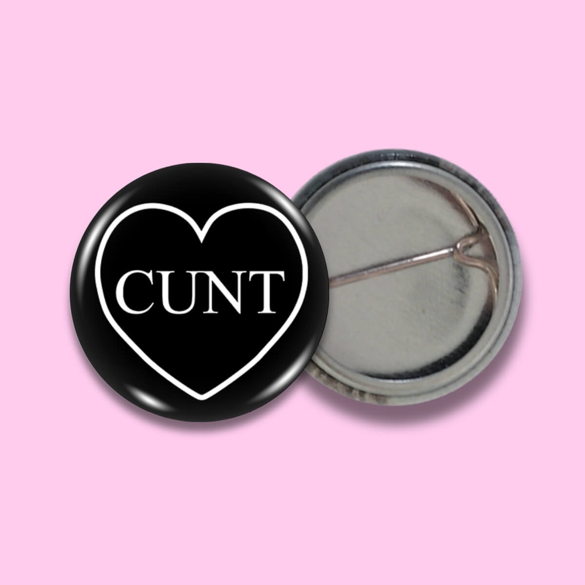 Cunt Heart Badge • Luna