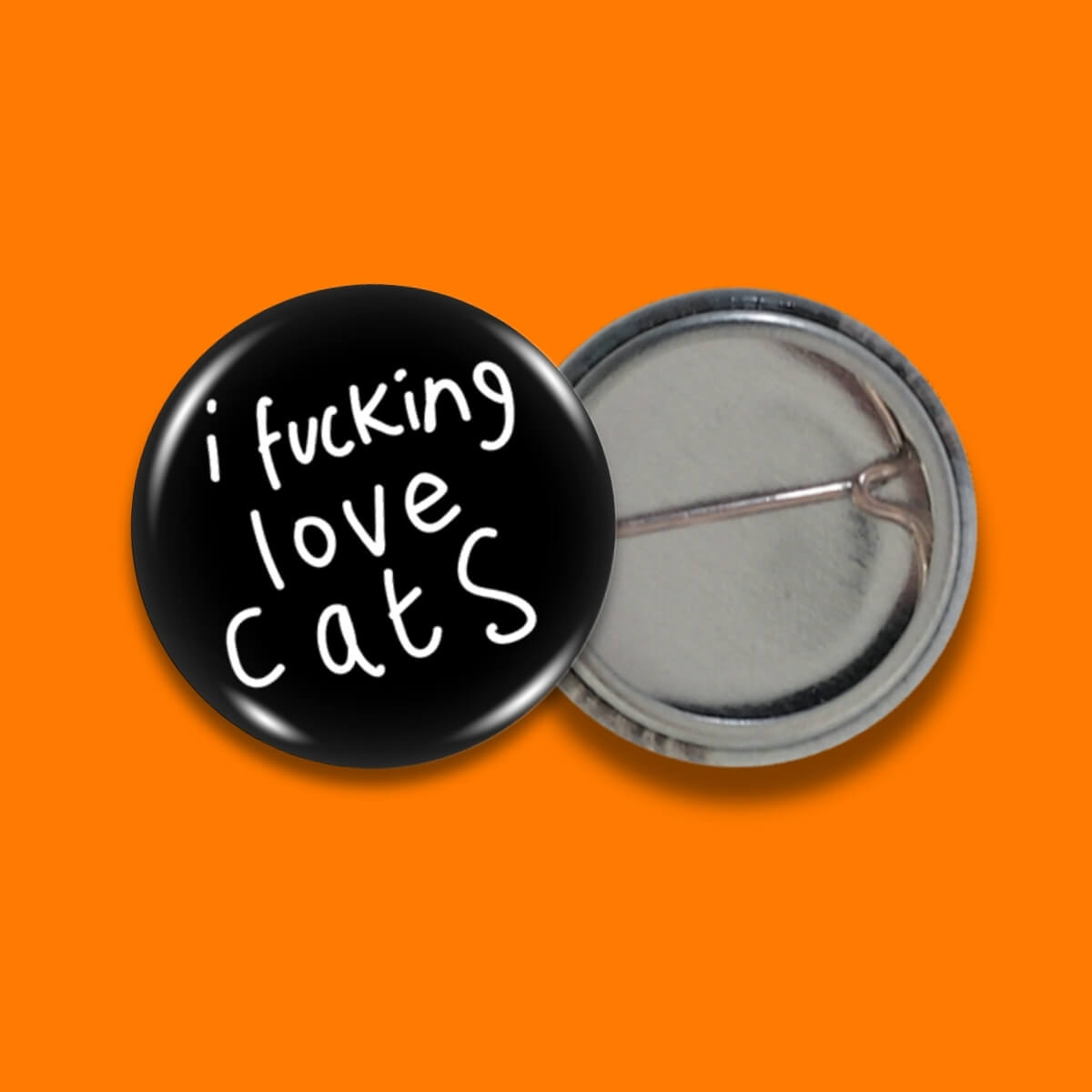 I Fucking Love Cats Badge • Luna