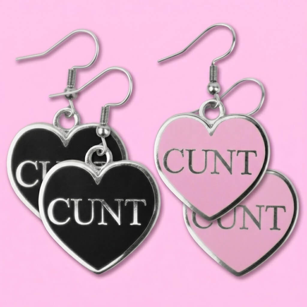 Cunt Heart Earrings • Luna