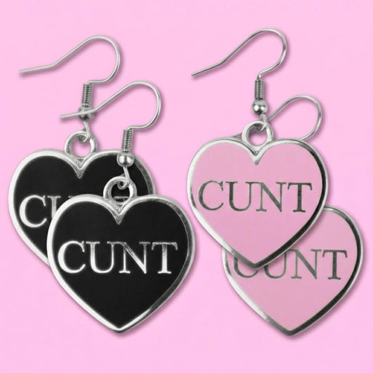 Cunt Heart Earrings • Luna