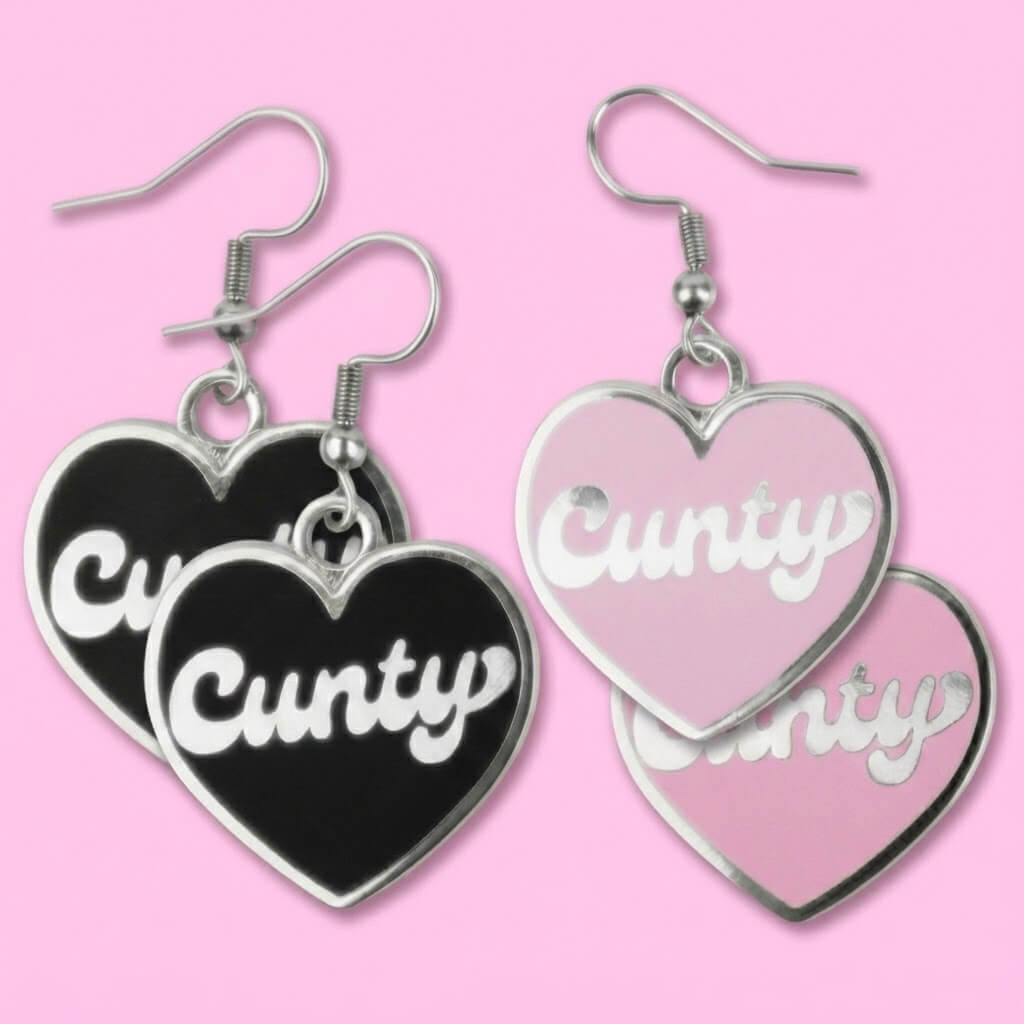 Cunty Heart Earrings • Luna