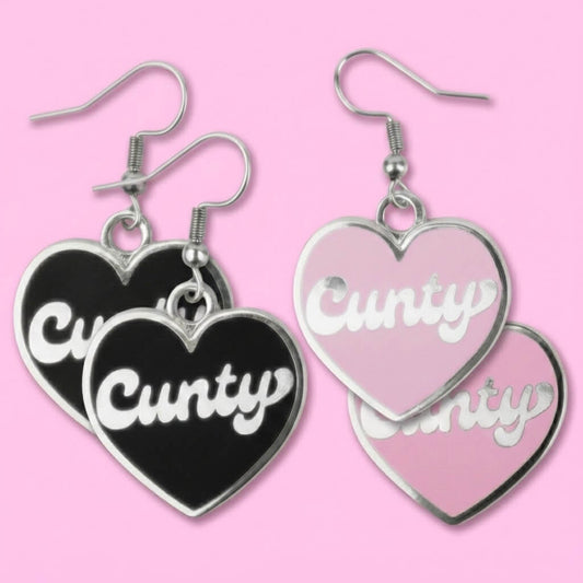 Cunty Heart Earrings • Luna