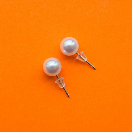 Faux Pearl Elegance Earrings