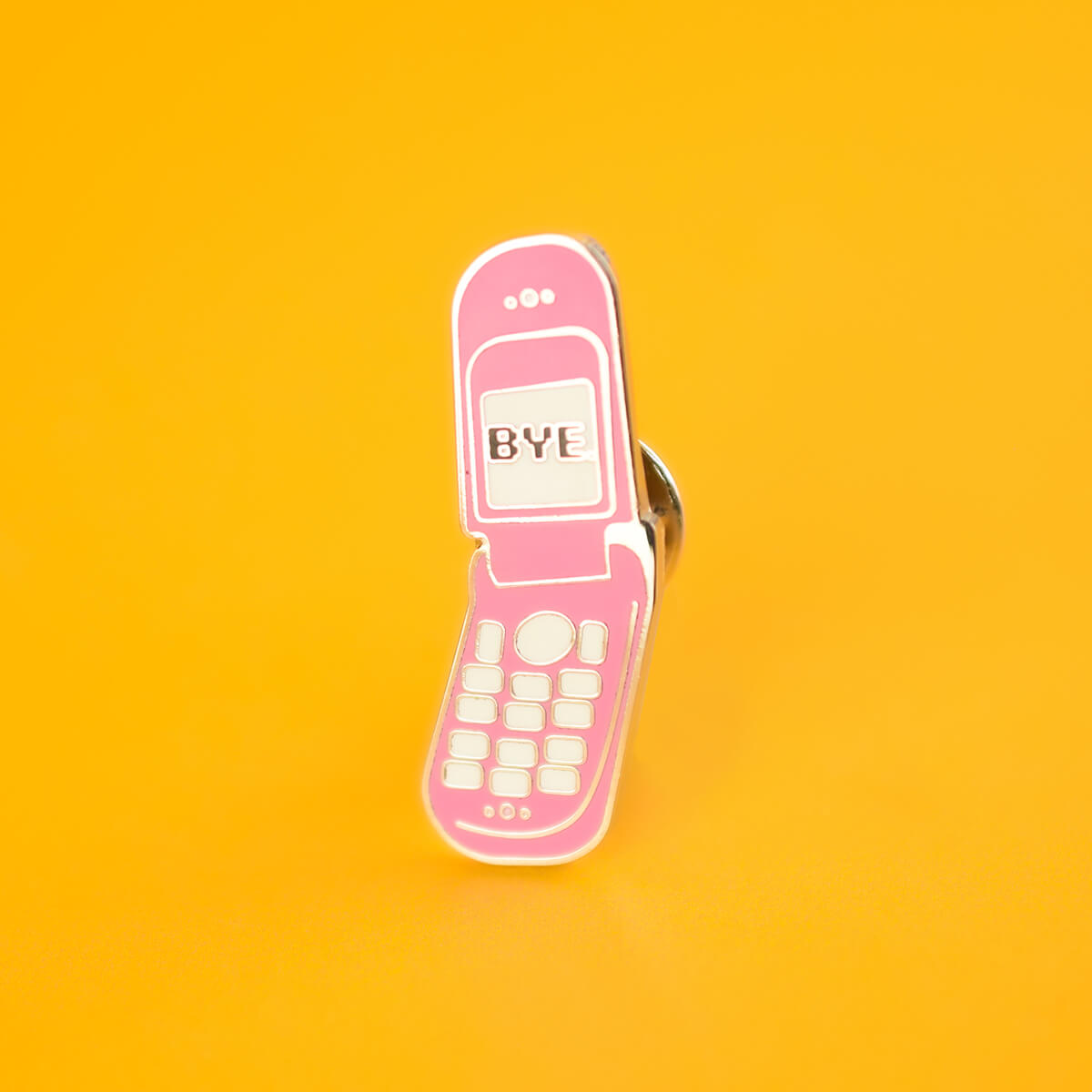 Flip Phone Enamel Pin | Luna