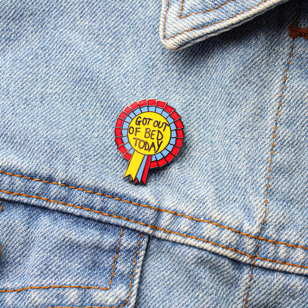 Got Out of Bed Today Enamel Pin | Luna