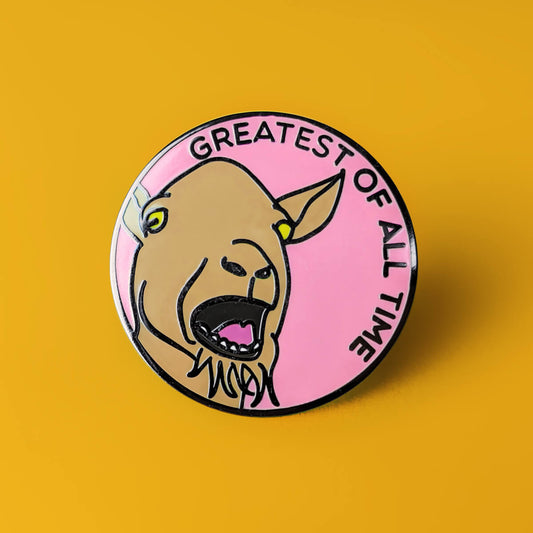 Greatest of All Time Enamel Pin | Luna