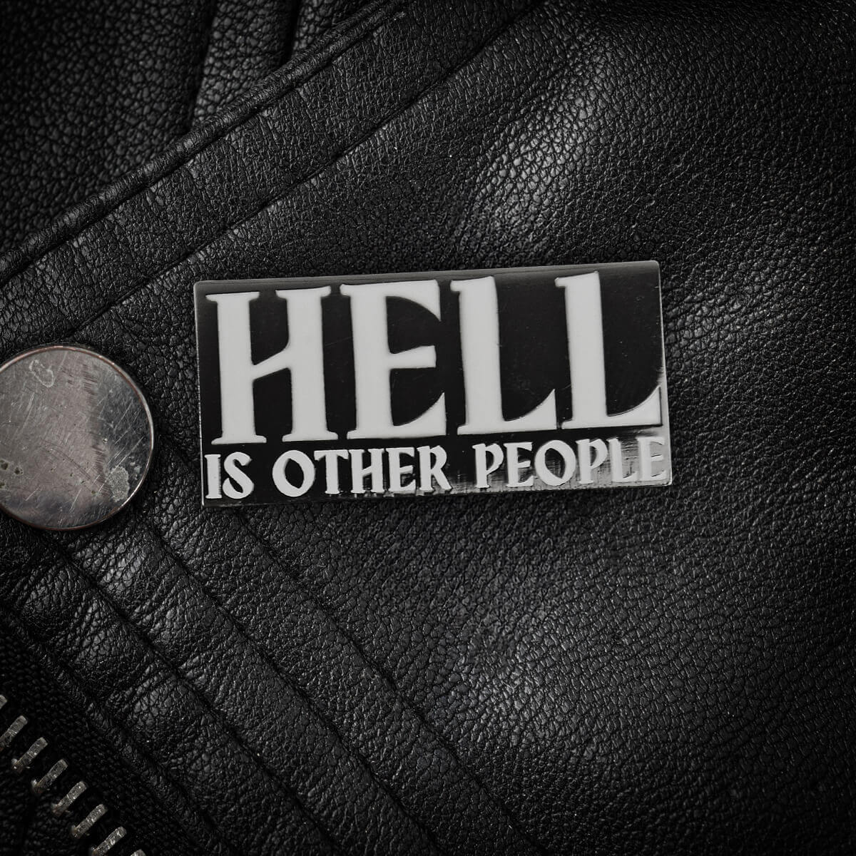  Hell Is Other People Enamel Pin | Luna