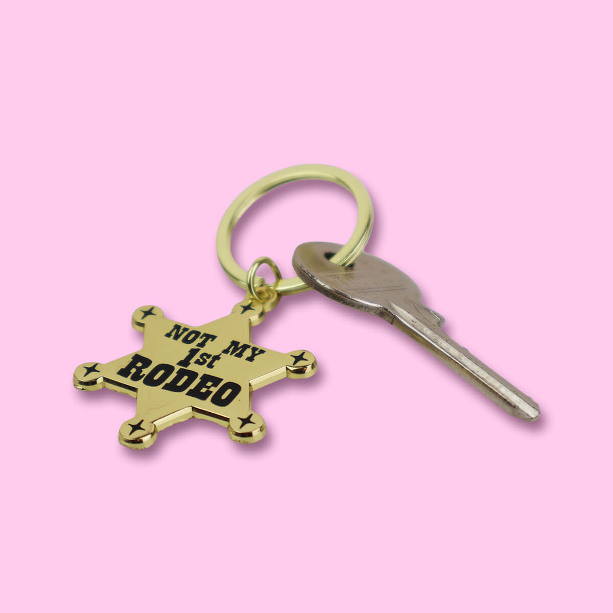 Not My 1st Rodeo Keyring • Luna