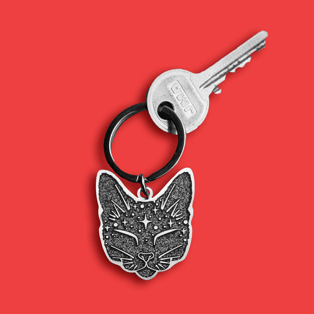 Cosmic Cat Keyring