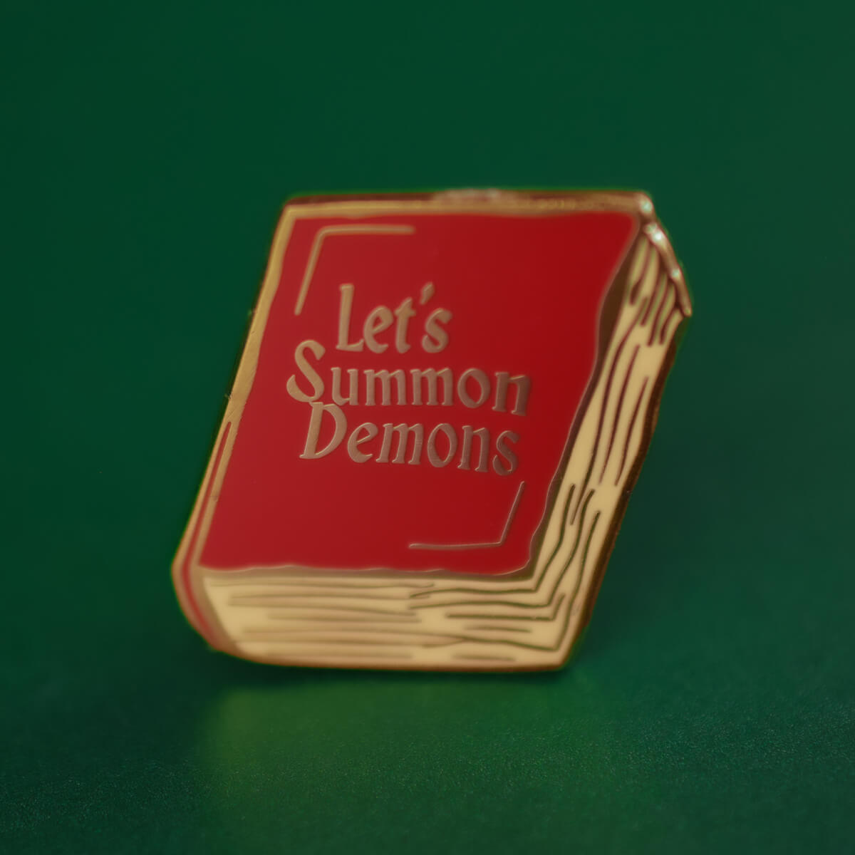 Let's Summon Demons Enamel Pin | Luna