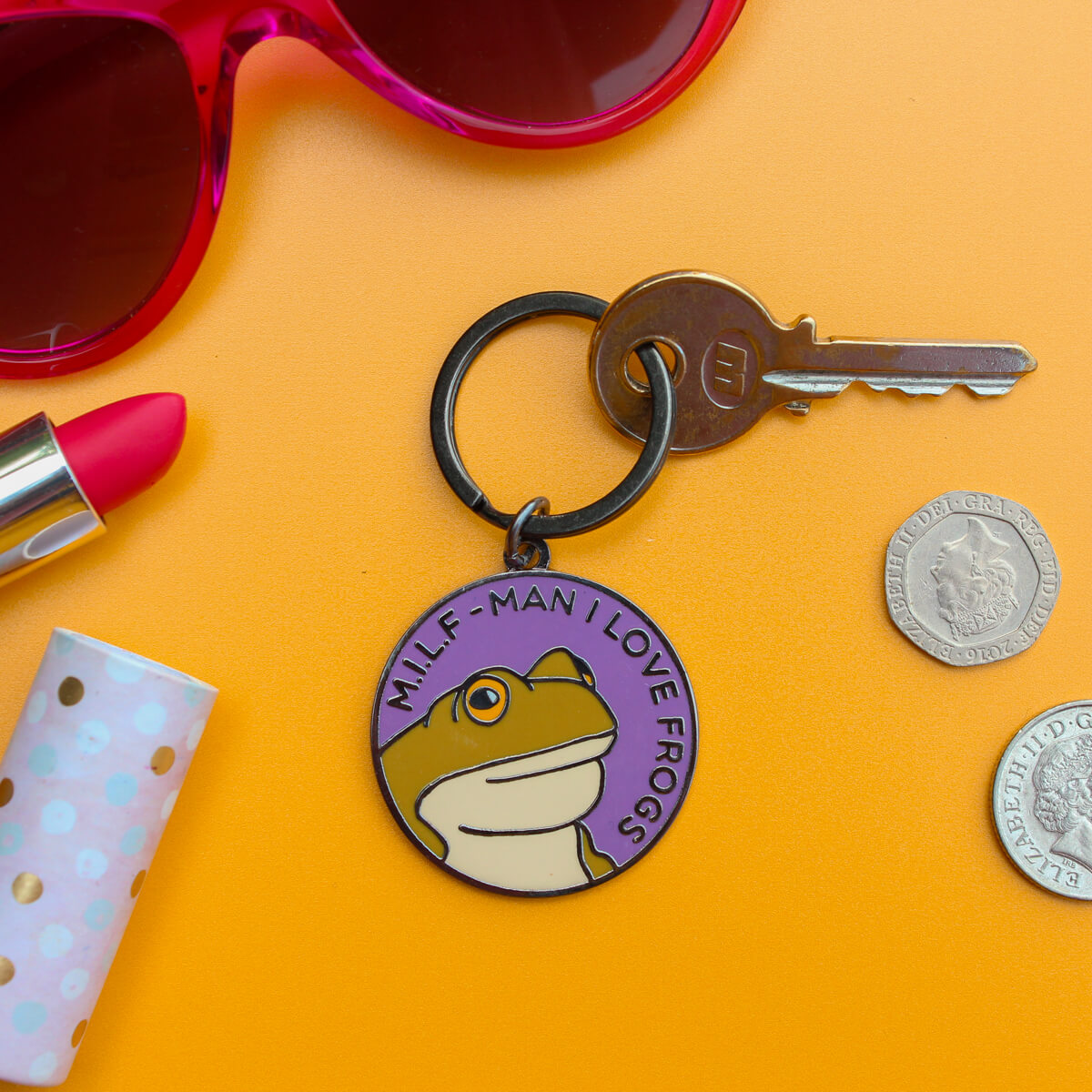 MILF Man I Love Frogs Keyring | Luna