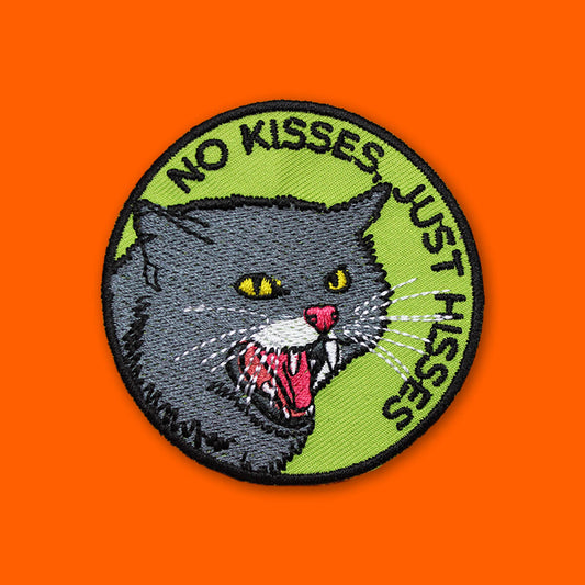 No Kisses, Just Hisses Patch | Luna