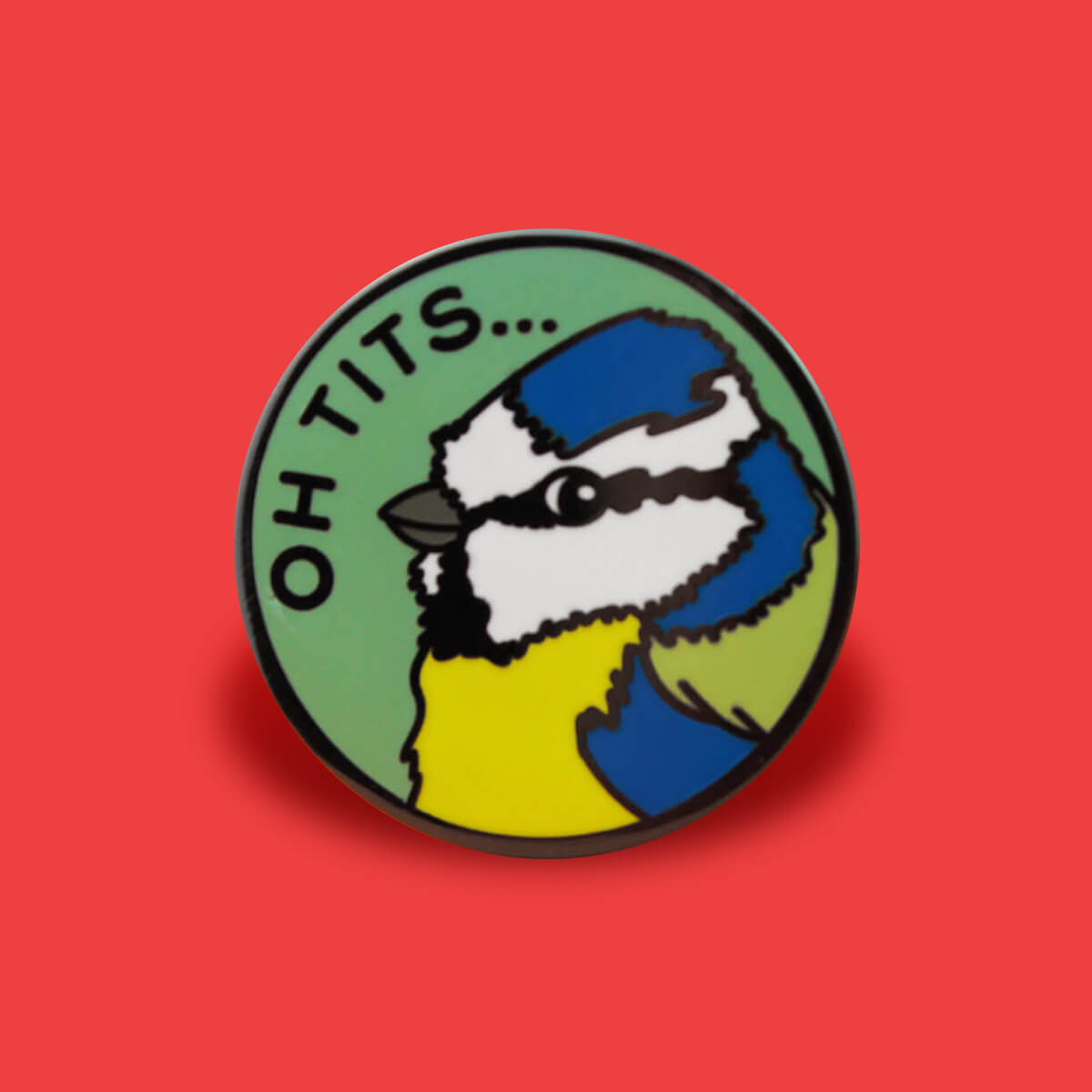 Oh Tits Enamel Pin | Luna