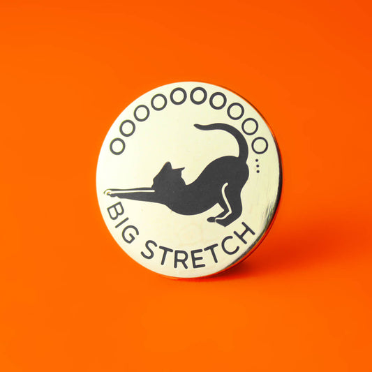  Ooo Big Stretch Enamel Pin | Luna