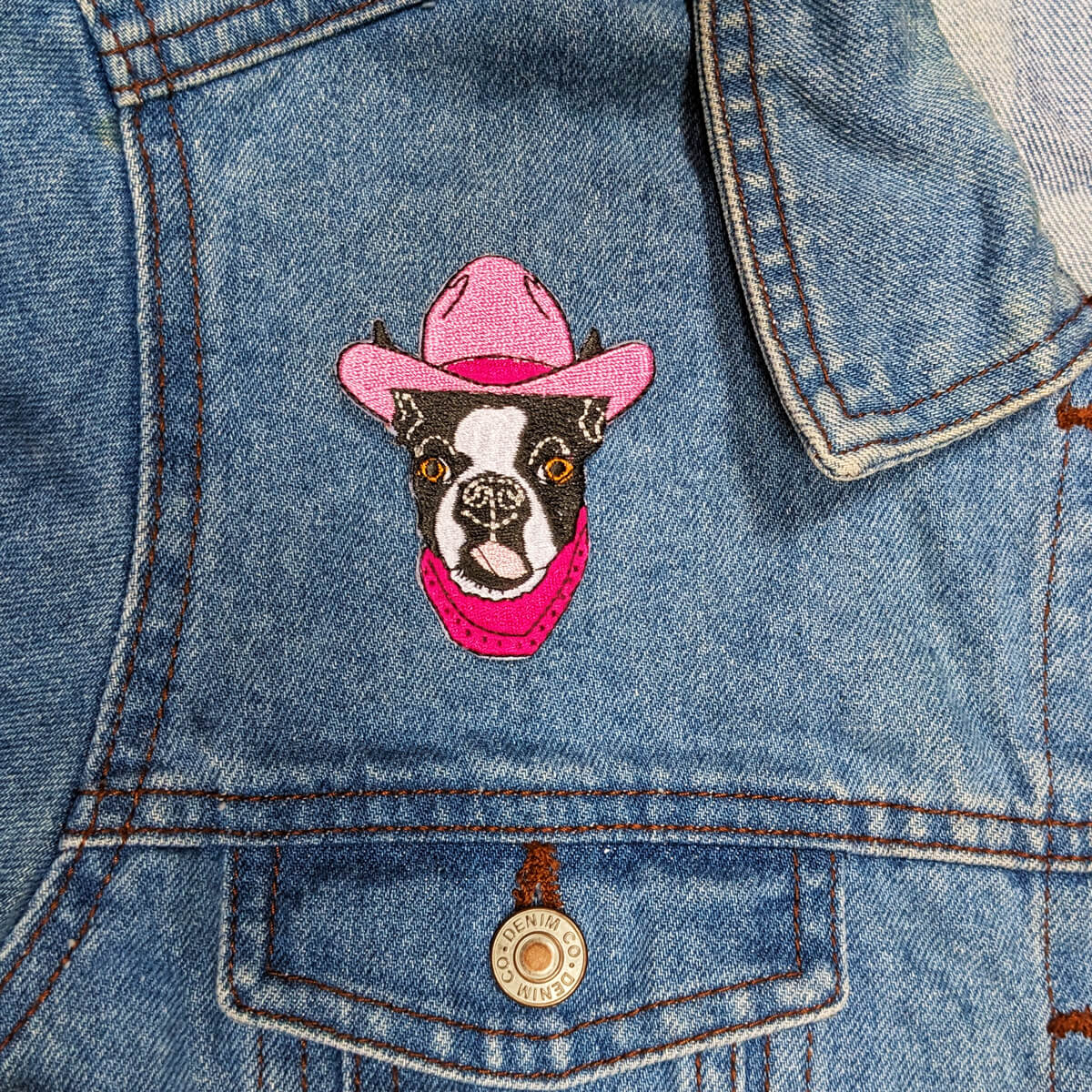 Dog Cowboy Patch