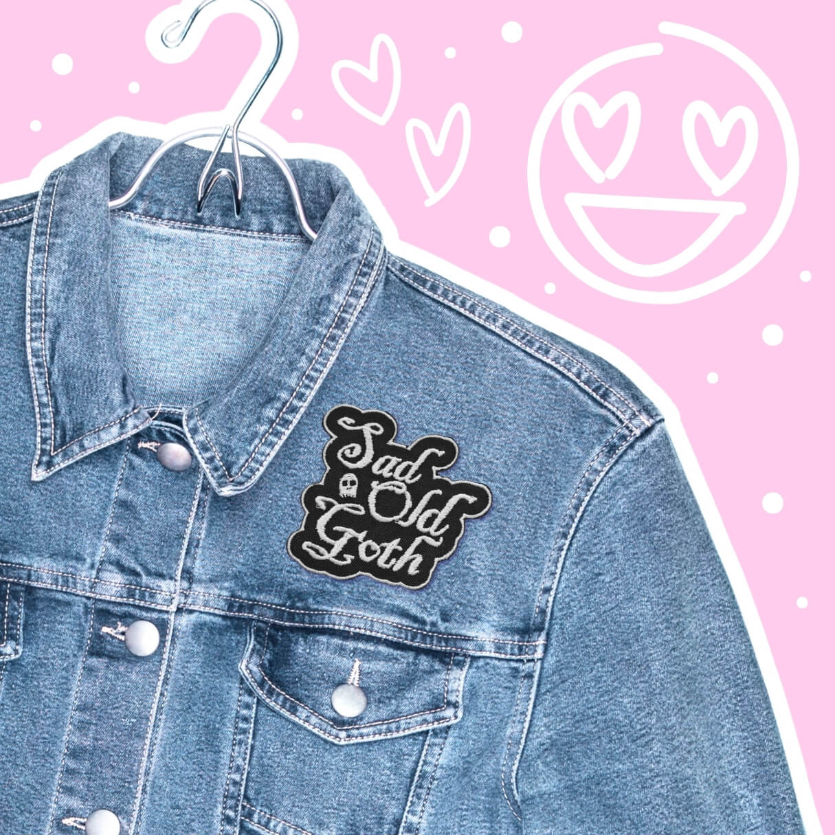 Sad Old Goth Patch • Luna
