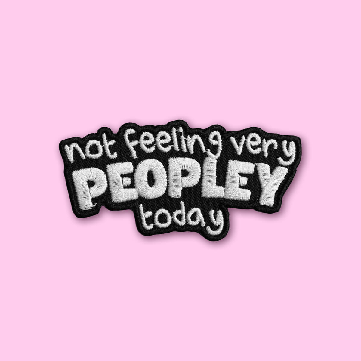Not Feeling Very Peopley Today Patch • Luna
