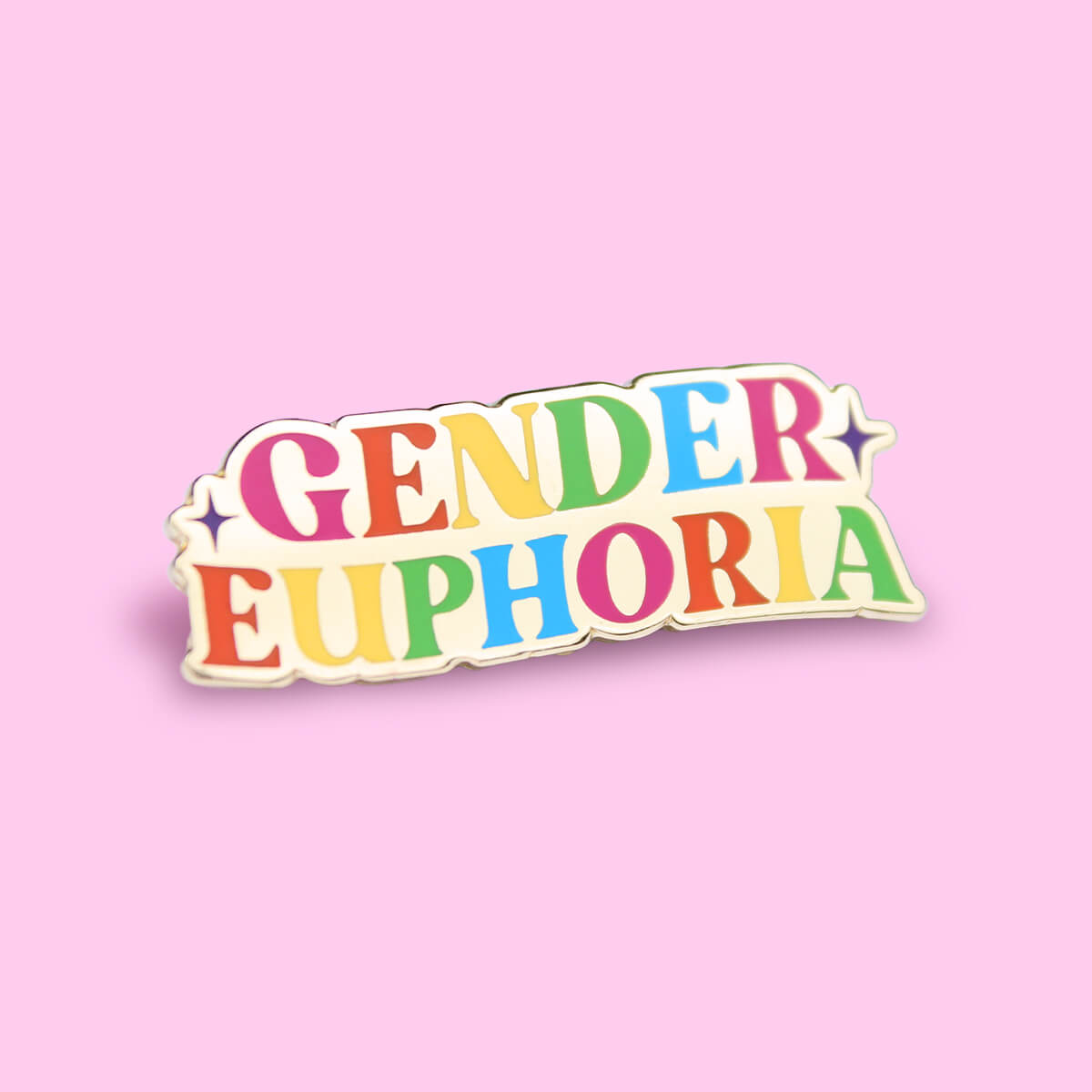 Gender Euphoria Enamel Pin | Luna