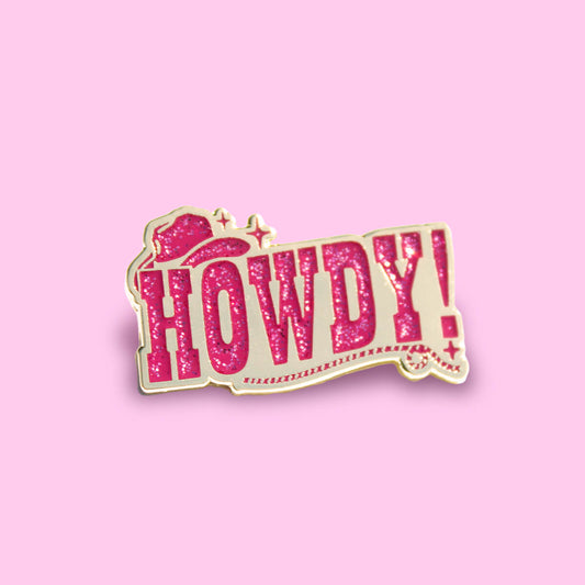 Howdy Enamel Pin | Luna