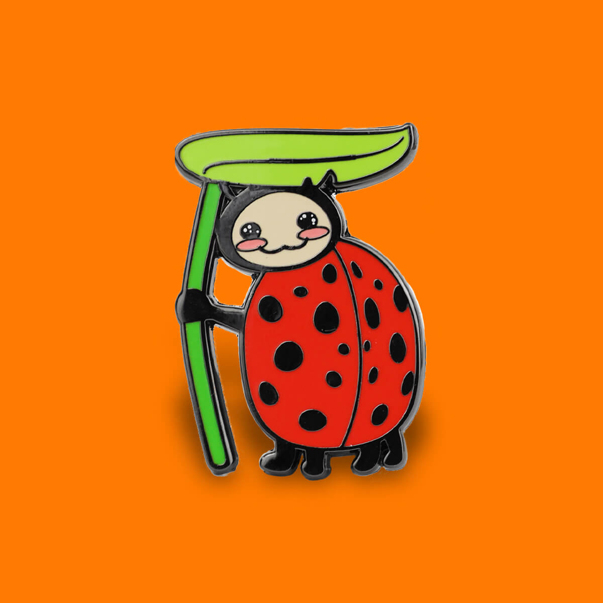 Cute Ladybird Enamel Pin • Luna