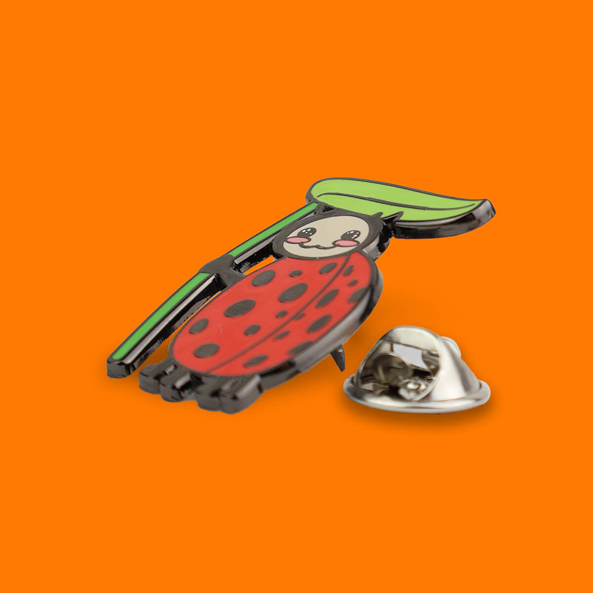 Cute Ladybird Enamel Pin • Luna