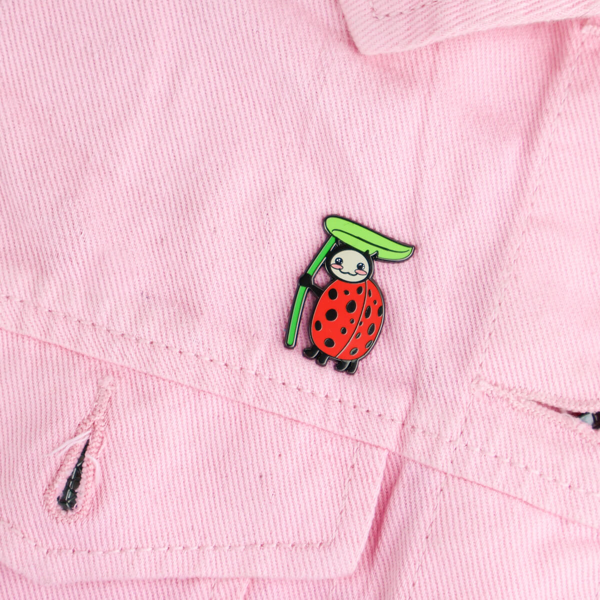 Cute Ladybird Enamel Pin • Luna