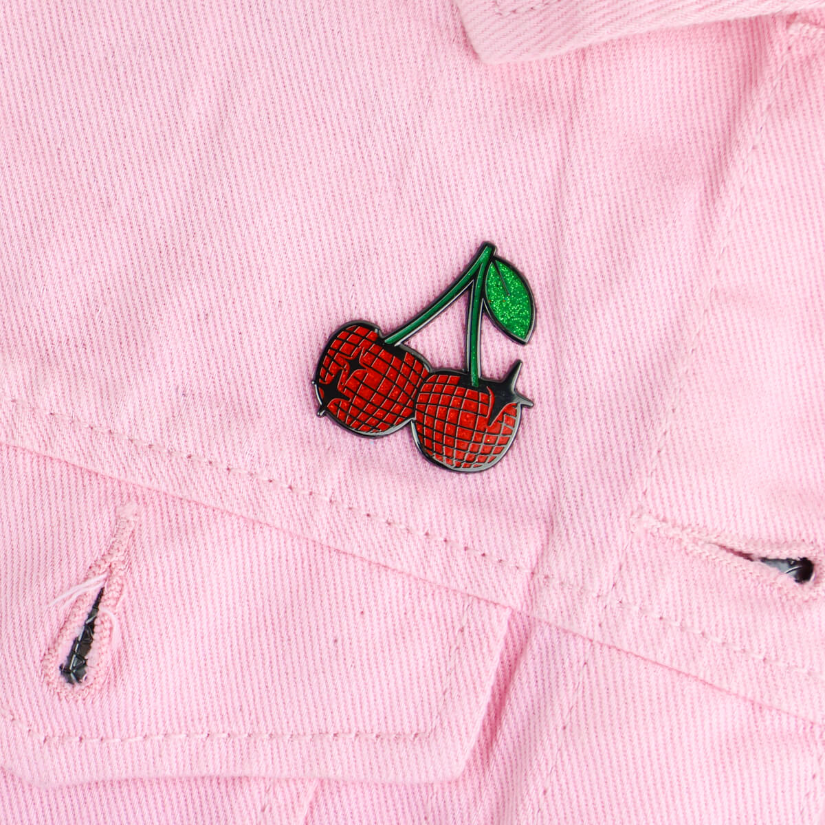 Disco Cherries Enamel Pin • Luna