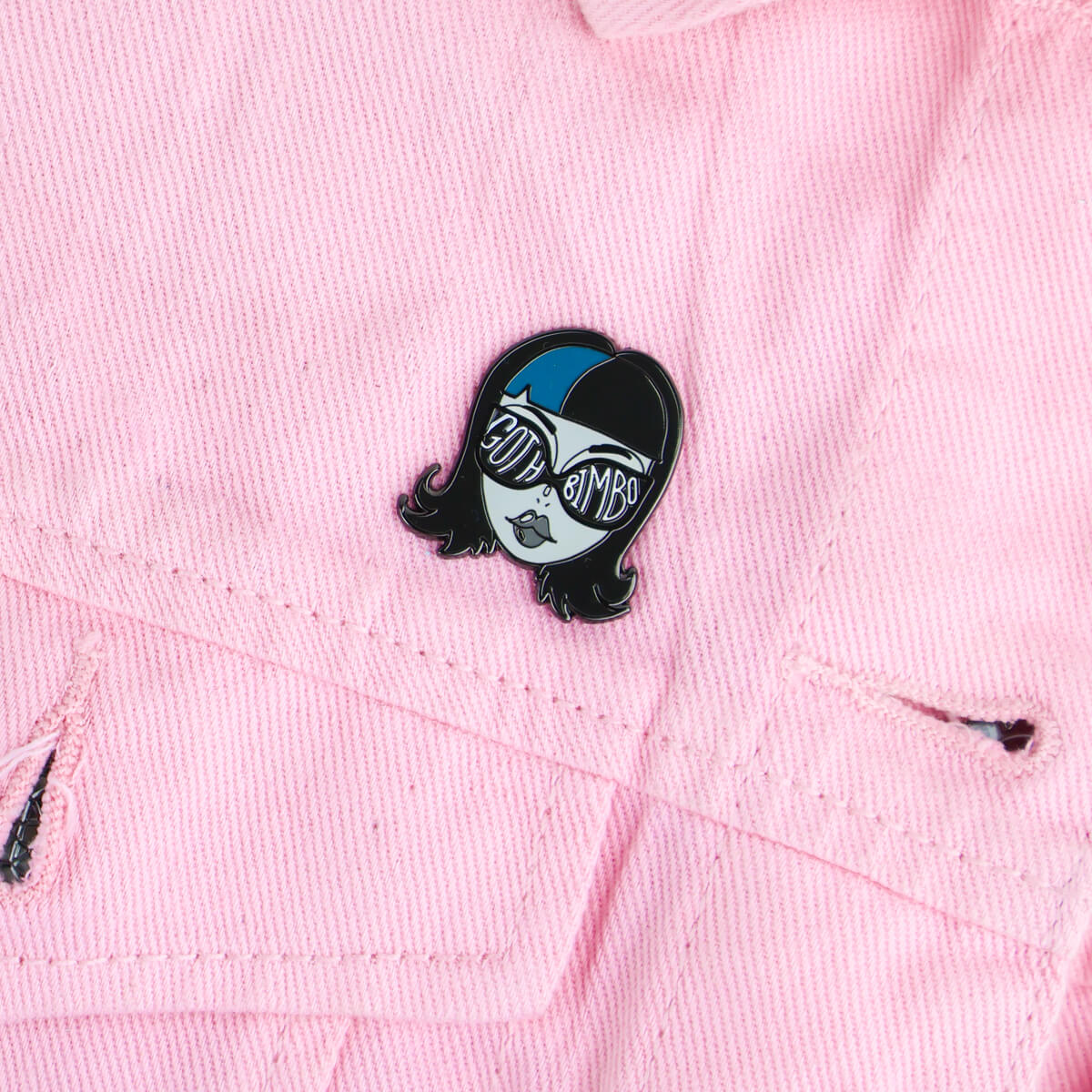 Goth Bimbo Enamel Pin • Luna