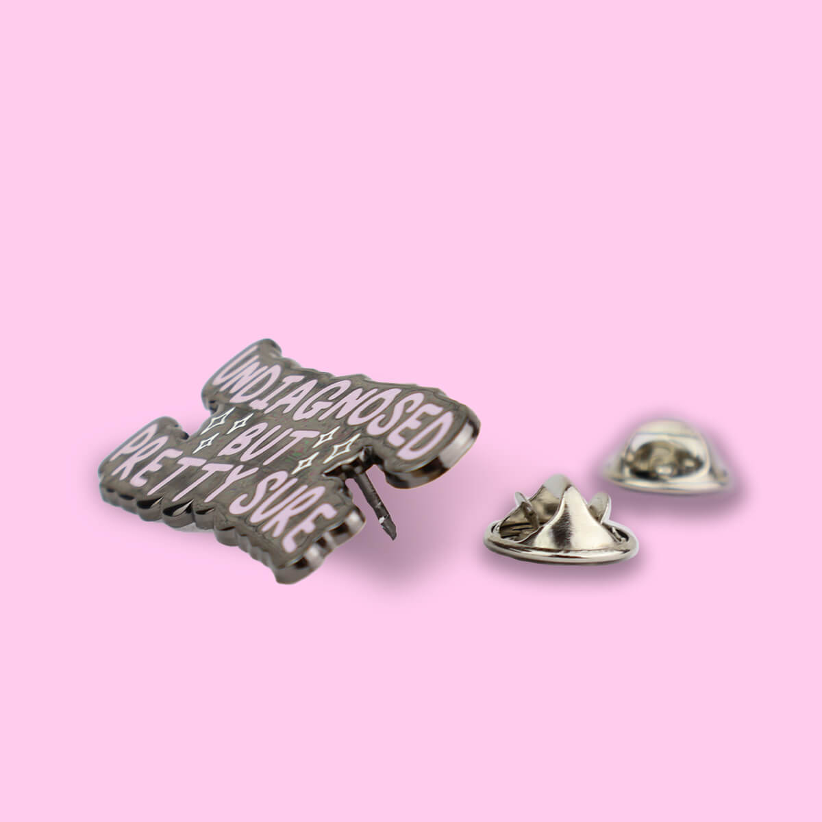 Undiagnosed but Pretty Sure Enamel Pin • Luna