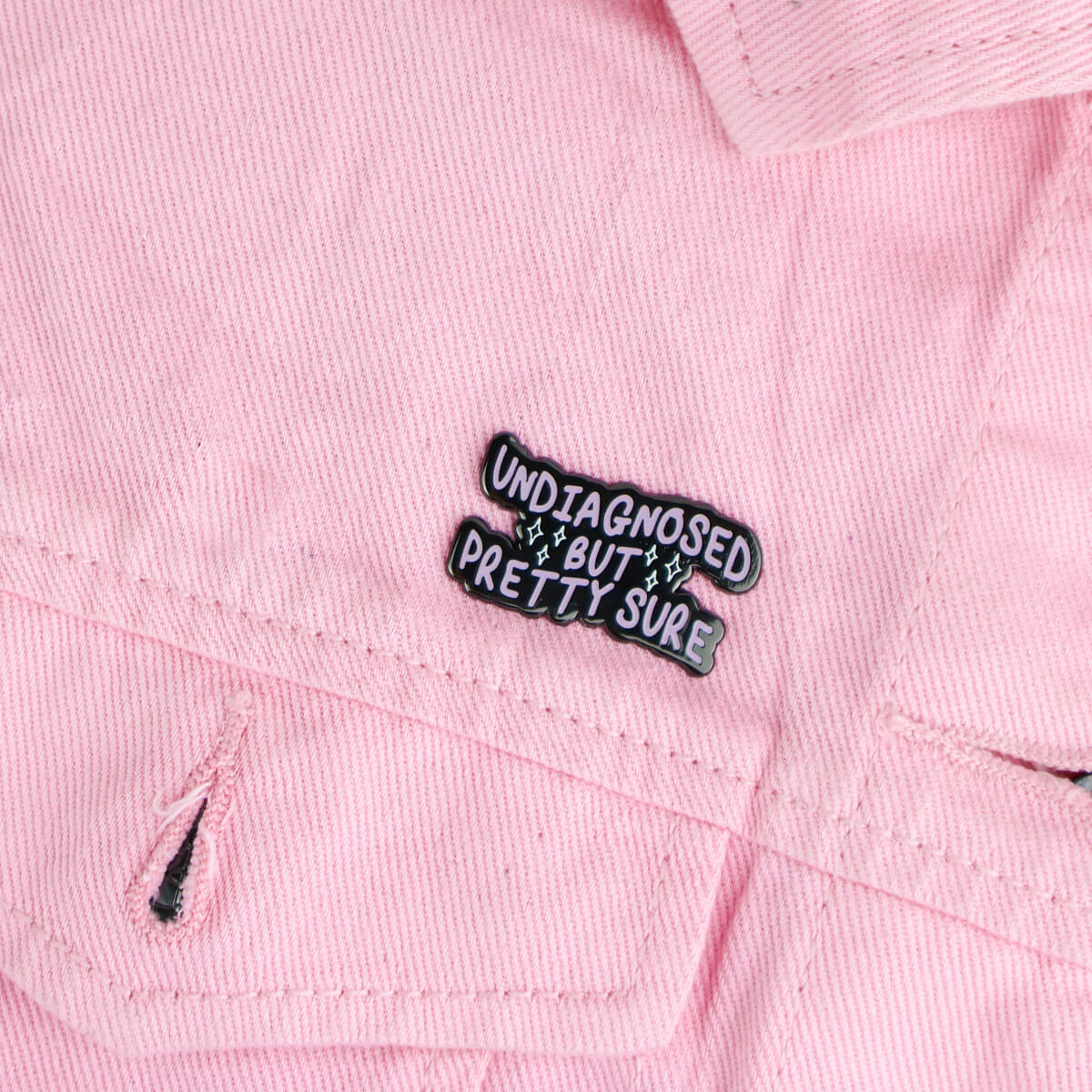 Undiagnosed but Pretty Sure Enamel Pin • Luna