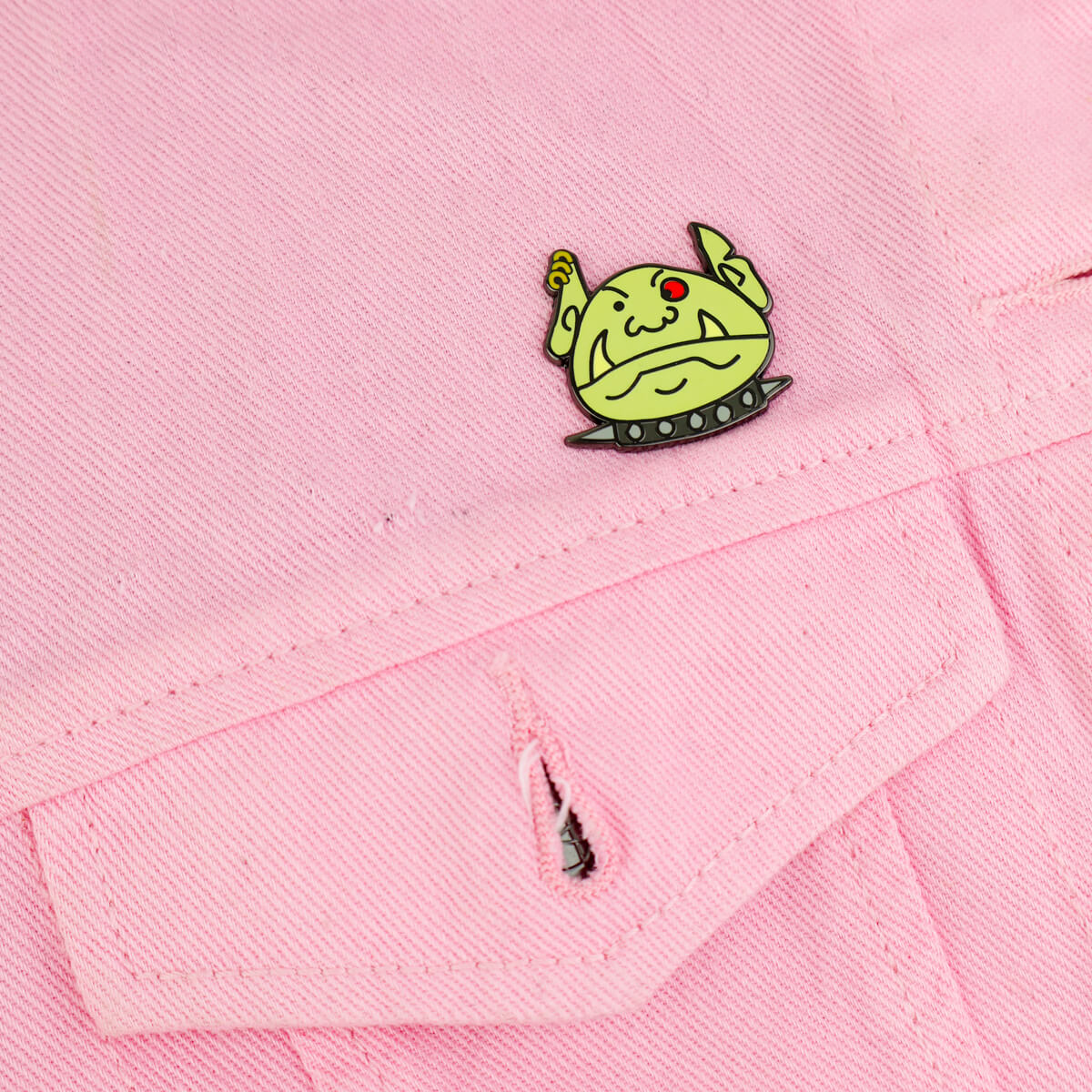 Silly Goblin Enamel Pin • Luna