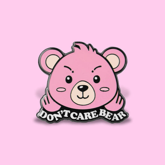 Don't Care Bear Enamel Pin