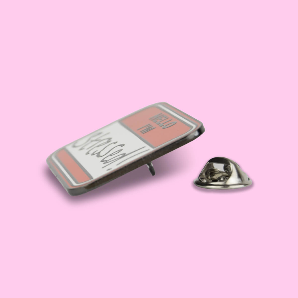Hello, I'm... Stressed! Enamel Pin