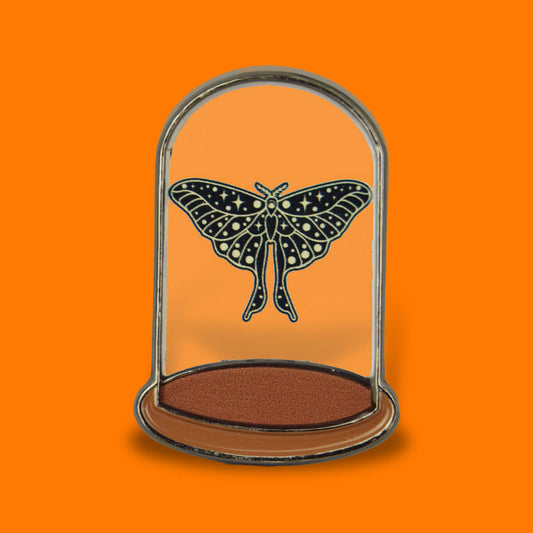 Moth Curio Enamel Pin
